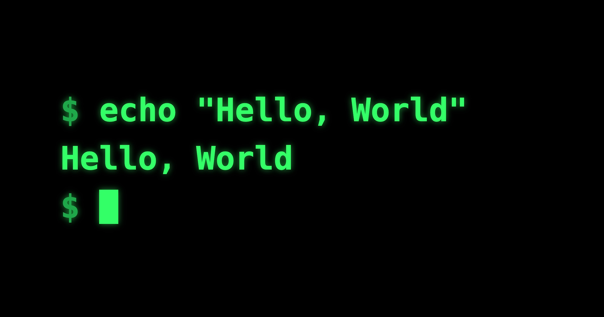 Hello, World